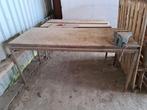 IJzeren Werkbank met Bankschroef, Ophalen, Gebruikt, 120 tot 170 cm, Bankschroef