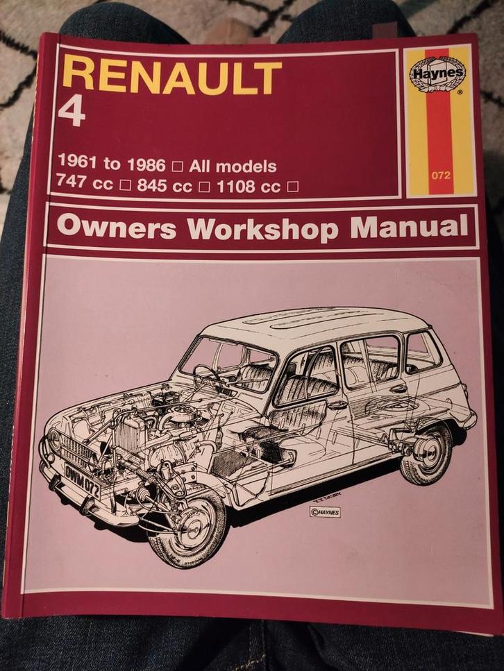 Renault 4 Haynes Werkplaatshandboek, Auto diversen, Handleidingen en Instructieboekjes, Ophalen of Verzenden