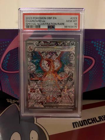 Charizard ex obsidian flames psa 10 beschikbaar voor biedingen