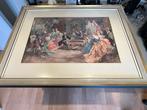 Mooie litho van Vincent de Paredes, in mooie lijst 100x77, Antiek en Kunst, Kunst | Etsen en Gravures, Ophalen