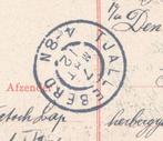 Kleinrond Tjalleberd 7 mar 12 + langebalk Nieuw Beets 7 III, Verzenden, T/m 1940, Gestempeld