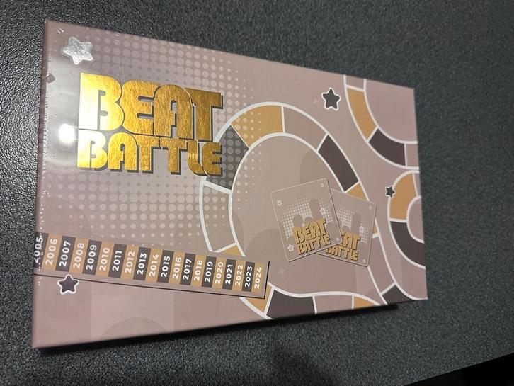 Beat Battle Bordspel nieuw!, Hobby en Vrije tijd, Gezelschapsspellen | Bordspellen, Nieuw, Reisspel, Ophalen of Verzenden