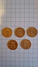 Gouden tientjes 1875, Ophalen, Koning Willem III, Goud, Losse munt