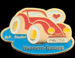 Mazda- Dunnern Garage pin- gelakt, Verzamelen, Speldjes, Pins en Buttons, Verzenden, Nieuw, Transport, Speldje of Pin