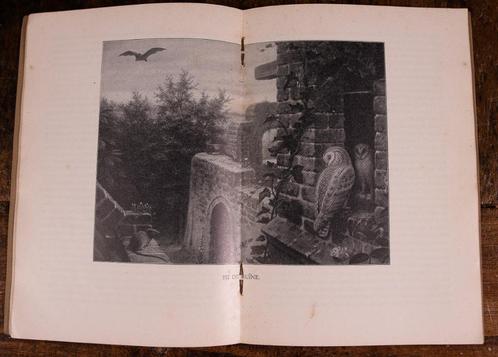 schoolplaat boekje – Bij de ruine, Antiek en Kunst, Antiek | Schoolplaten, Natuur en Biologie, Verzenden