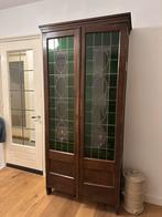 Servies/linnen/vitrinekast uit 1900-1930, Antiek en Kunst, Antiek | Meubels | Kasten, Ophalen