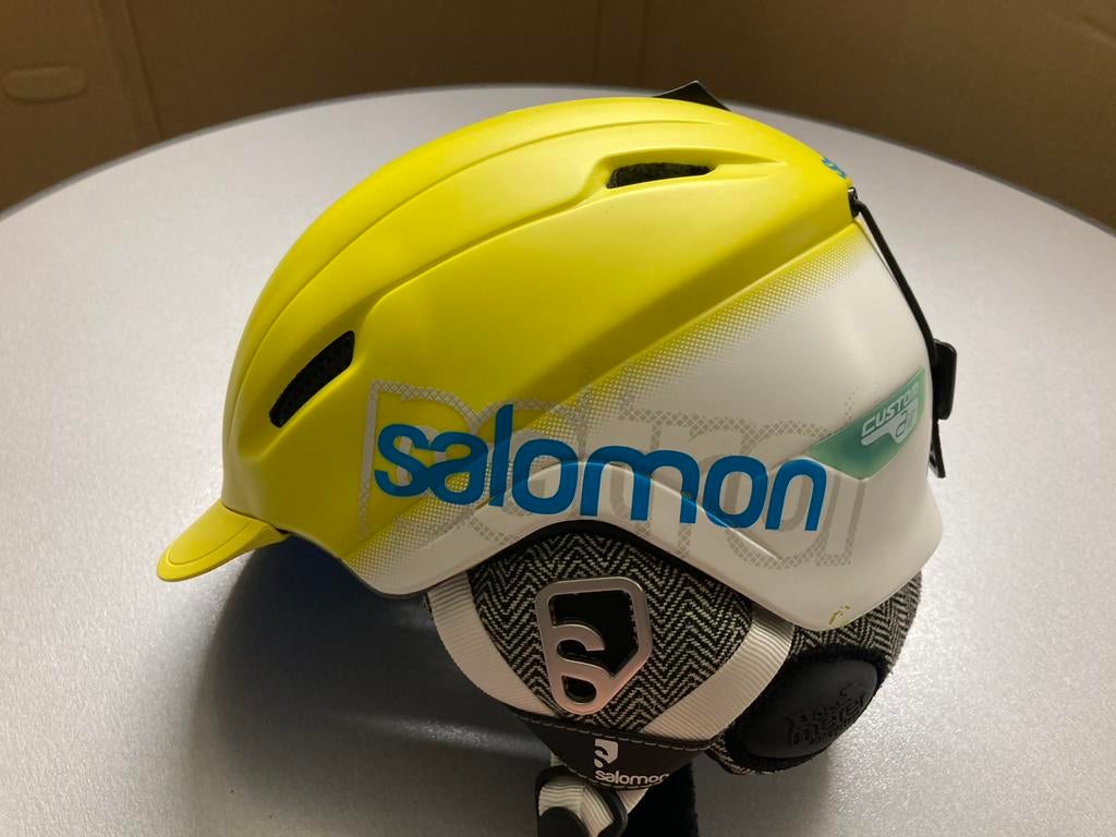 Ski - Snowboard helm Salomon Air, Sport en Fitness, Snowboarden, Ophalen, Zo goed als nieuw, Helm of Bescherming