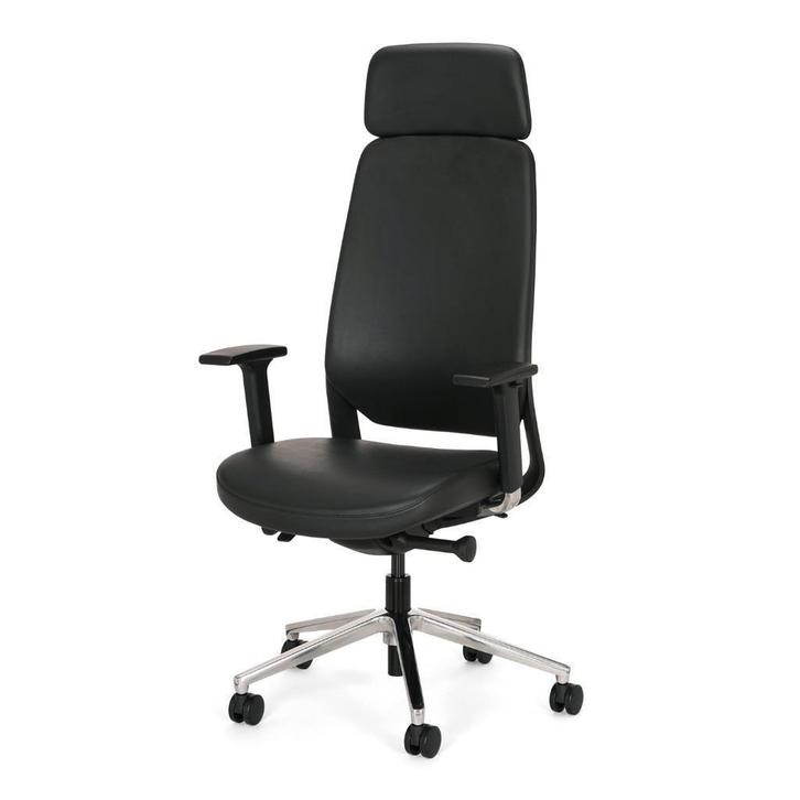 Nieuw, RM-Line Bo CEO Directie bureaustoel, Zwart Leer,, Huis en Inrichting, Bureaustoelen, Nieuw, Bureaustoel, Zwart, Ergonomisch