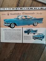 Studebaker commander hardtop brochure 1958, Ophalen of Verzenden, Zo goed als nieuw, Overige merken, Studebaker