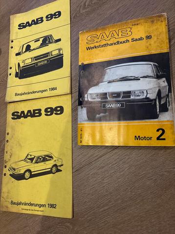 Saab 99 Motor Handboek Duitstalig beschikbaar voor biedingen