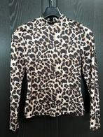 Leuk tijgerprint topje, Kleding | Dames, Bruin, Ophalen of Verzenden, Zo goed als nieuw, Lange mouw
