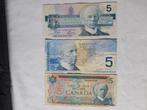 3x 5 dollars Canada set, Ophalen of Verzenden, Overige landen, Setje