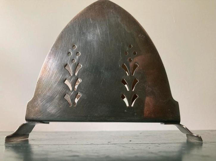 Gero Servethouder Art Deco Kerst Tafel, Antiek en Kunst, Antiek | Goud en Zilver, Zilver, Ophalen of Verzenden