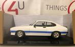 MCG 1:18 Ford Capri MK II X-Pack wit/blauw nieuw in doos, Hobby en Vrije tijd, Modelauto's | 1:18, Nieuw, Overige merken, Ophalen of Verzenden