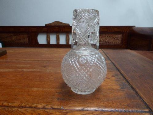 Art deco persglazen karaf met glas, Antiek en Kunst, Antiek | Glas en Kristal, Ophalen of Verzenden
