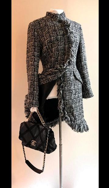 Scapa 40 trendy tweed wollen mantel beschikbaar voor biedingen