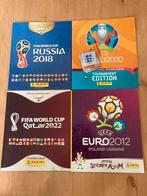 4x lege Panini albums EURO2012-WK2018-EURO2020-WK2022, Verzenden, Zo goed als nieuw, Meerdere stickers