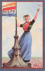 Eindhoven Philips RECLAMEKAART (vrouw in klederdracht) 1915, Ophalen of Verzenden, Voor 1920, Gelopen, Noord-Brabant