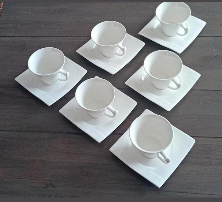 Mooi Serviesgoed - Kopjes, Schotels, Suikerpot, Melkkan, Huis en Inrichting, Keuken | Servies, Zo goed als nieuw, Kop(pen) en/of Schotel(s)