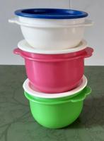 Set bakjes met duimdrukdeksels, Huis en Inrichting, Keuken | Tupperware, Ophalen of Verzenden, Gebruikt, Bak of Kom