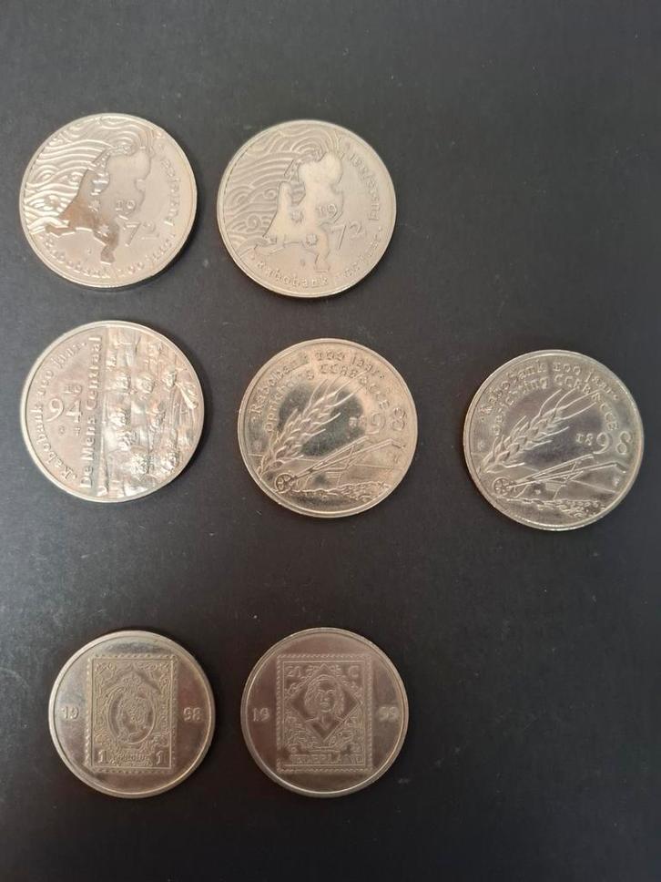 Herdenkingsmunt Rabobank en PTT, Postzegels en Munten, Munten | Nederland, Koningin Beatrix, Ophalen of Verzenden