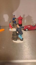 Schipper leunend op wijnvat voor kerstdorp (Z262-24), Ophalen of Verzenden, Zo goed als nieuw