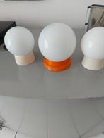 3 stuks/ retro bollamp/ plafondlamp, Huis en Inrichting, Lampen | Plafondlampen, Ophalen of Verzenden, Gebruikt