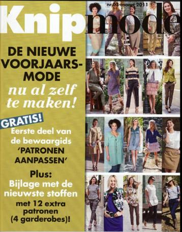 3 x KNIPMODE UIT 2011 en 2012 - veel zelfm aak-moois! beschikbaar voor biedingen