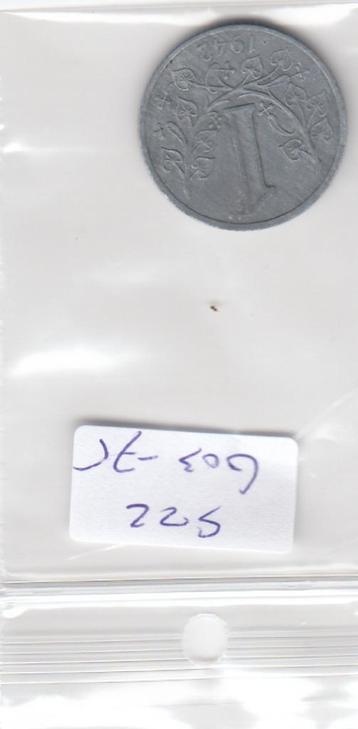 S22-G03-0075-M17 Bohemia and Moravia 1 Koruna FI 1942 KM4 beschikbaar voor biedingen