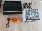 Playstation 3 met 16 spellen, Spelcomputers en Games, Ophalen of Verzenden, Zo goed als nieuw, Met 1 controller, Slim