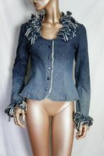 ANNE FONTAINE spijkerjasje/blouse maat 38, Maat 38/40 (M), Blauw, Ophalen of Verzenden, Zo goed als nieuw