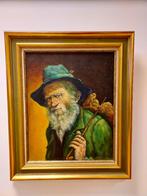Antoon Vostermans(1902-1987) Portret oude man met knapzak, Ophalen of Verzenden