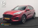 Ford Kuga 2.5 ST-Line Plug In Hybrid 225pk Dealer O.H. PHEV, Auto's, Ford, Stof, Gebruikt, Zwart, 4 cilinders