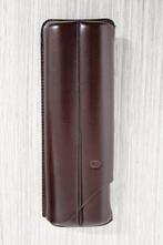 Sigarenkoker van leer met 2 vakken, Ophalen of Verzenden, Nieuw, Tabaksdoos of Verpakking