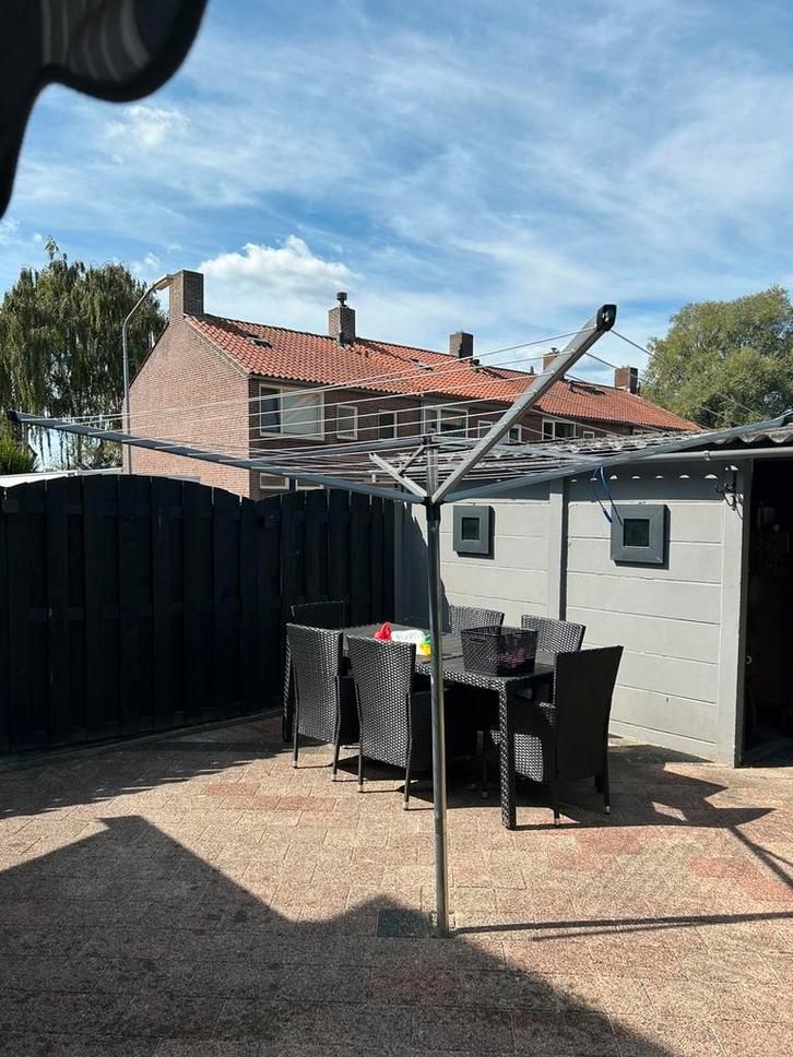 Brabantia topspinner droogmolen met grondanker, Tuin en Terras, Droogmolens en Wasrekken, Zo goed als nieuw, Droogmolen, Ophalen of Verzenden