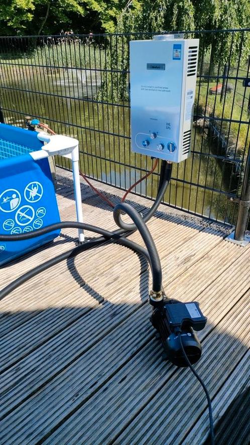 Gas gestookte Zwembadverwarming 36kw complete pakket + pomp, Tuin en Terras, Zwembad-toebehoren, Nieuw, Ophalen of Verzenden