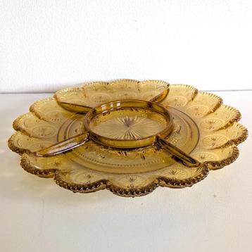 Vintage Brockway American Concord serveerschaal hapjes beschikbaar voor biedingen