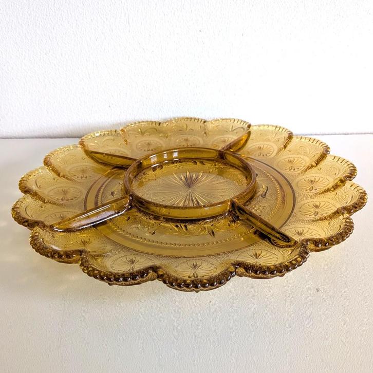 Vintage Brockway American Concord serveerschaal hapjes, Antiek en Kunst, Antiek | Schalen, Ophalen of Verzenden