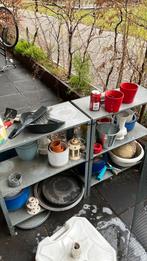 Diverse plantenpotjes GRATIS, Tuin en Terras, Ophalen, Rond, Zo goed als nieuw, Aardewerk