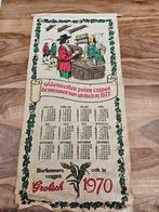 Grolsch stoffen kalender 1970, Verzamelen, Biermerken, Grolsch, Overige typen, Gebruikt, Ophalen of Verzenden