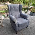 Grijs /groen fauteuil, Huis en Inrichting, Fauteuils, Ophalen, Gebruikt, 75 tot 100 cm, Fauteuil