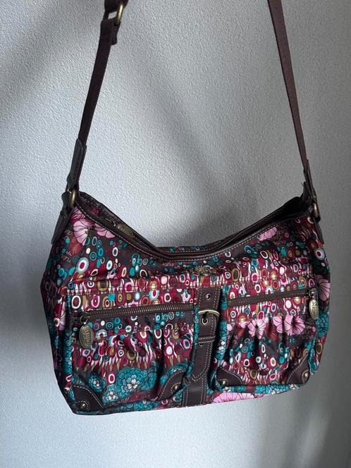Vintage Y2K Oilily kleurrijke schoudertas met bloemenprint, Sieraden, Tassen en Uiterlijk, Tassen | Schoudertassen, Zo goed als nieuw