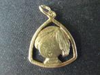 gouden bedel. jongens kopje., 1 bedel, Ophalen of Verzenden, Goud, Overige merken