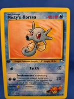 Misty's Horsea 86/132 - Gym Heroes (1st edition), Verzenden, Gebruikt, Losse kaart
