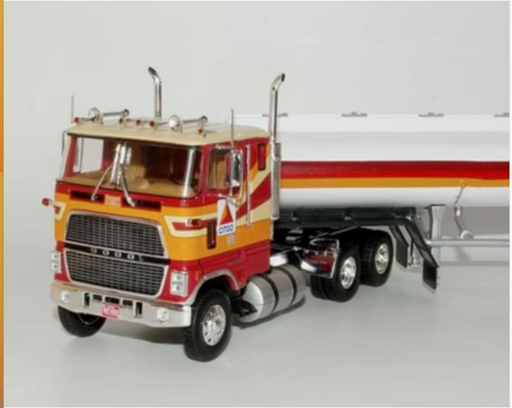 FORD CL 9000 1979 Citgo TANKWAGEN schaal 1/43 US trucks # 57, Hobby en Vrije tijd, Modelauto's | 1:43, Nieuw, Bus of Vrachtwagen