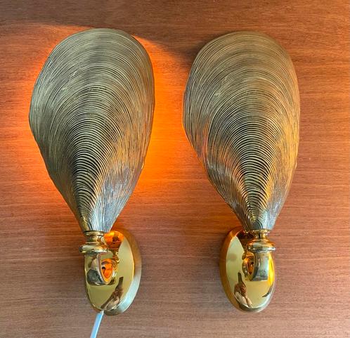 Zeldzame set vintage Maison Jansen wandlampen, Huis en Inrichting, Lampen | Wandlampen, Zo goed als nieuw, Ophalen of Verzenden