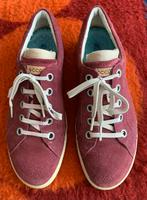 Ecco suède sneakers bordeaux maat 41, Ecco, Ophalen of Verzenden, Sneakers of Gympen, Gedragen