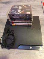 PS3 Slim + 7 Games, Spelcomputers en Games, Spelcomputers | Sony PlayStation 1, Ophalen of Verzenden, Gebruikt, Zonder controller