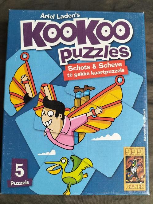 Ariel Laden's KooKoo puzzles / Schots & Scheve kaartpuzzels, Kinderen en Baby's, Speelgoed | Kinderpuzzels, Zo goed als nieuw