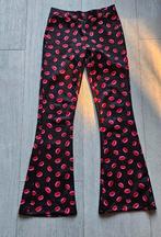 Nieuwe flaired broek met kusjes /mondjes terstal 146, Broek, Meisje, Terstal, Nieuw
